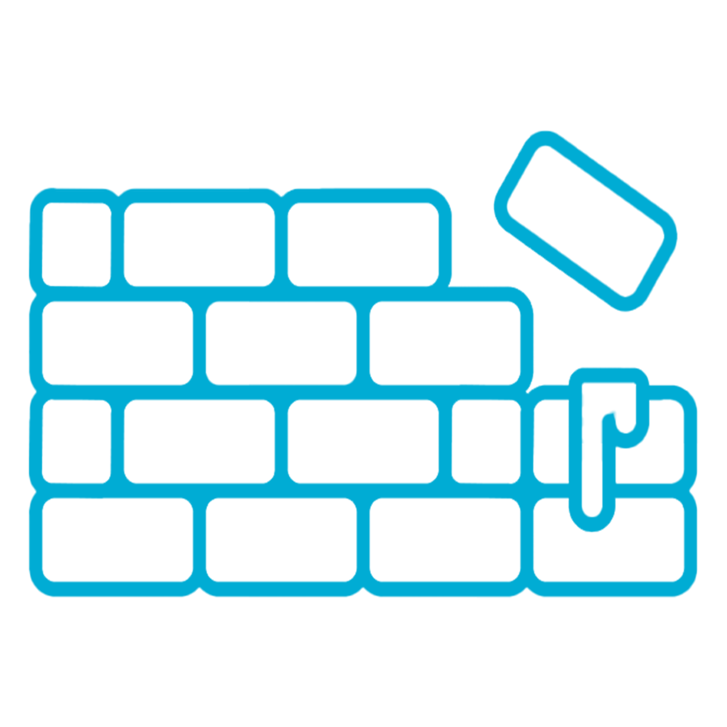 cgi digital bick wall building